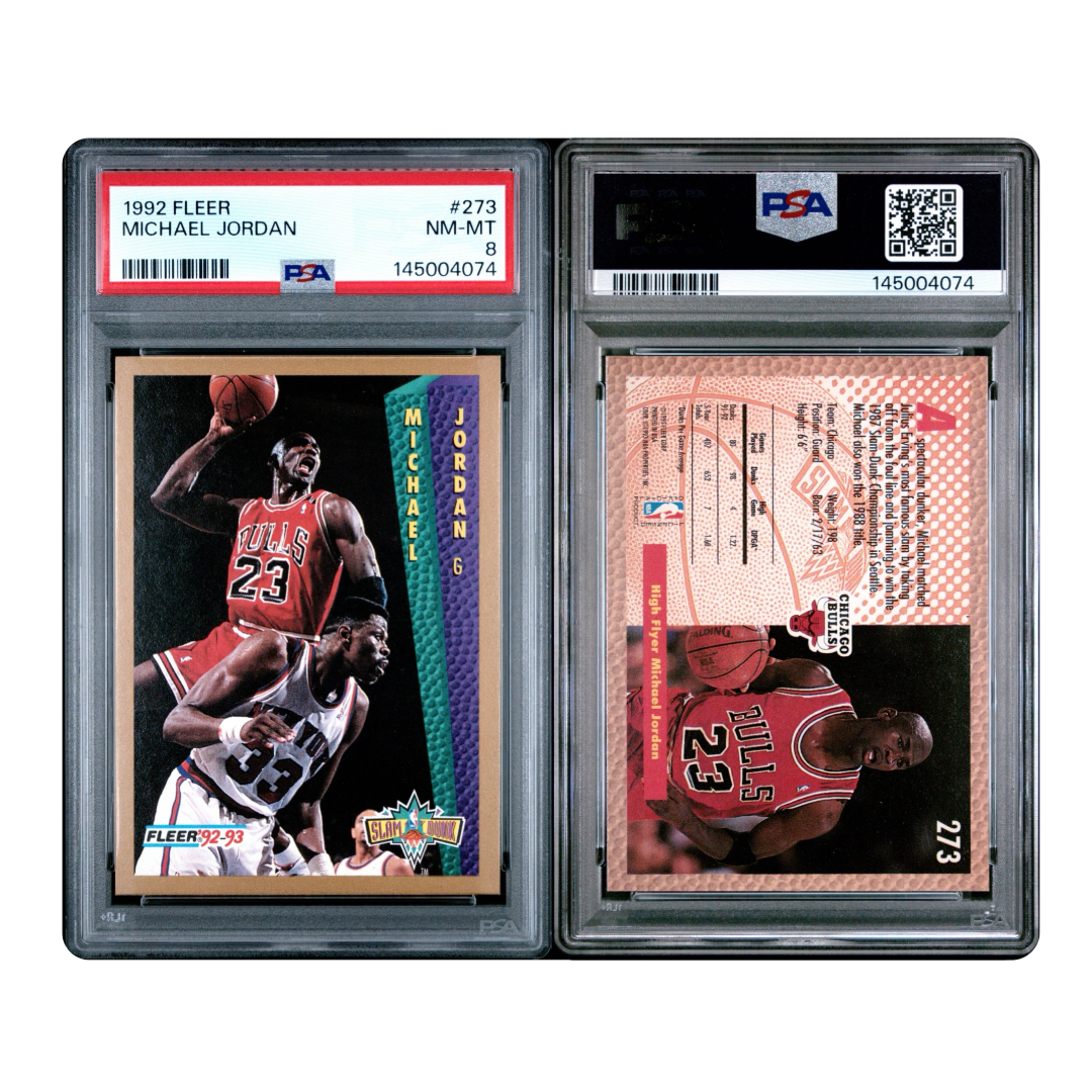 MICHAEL JORDAN 1992 FLEER #273 PSA 8