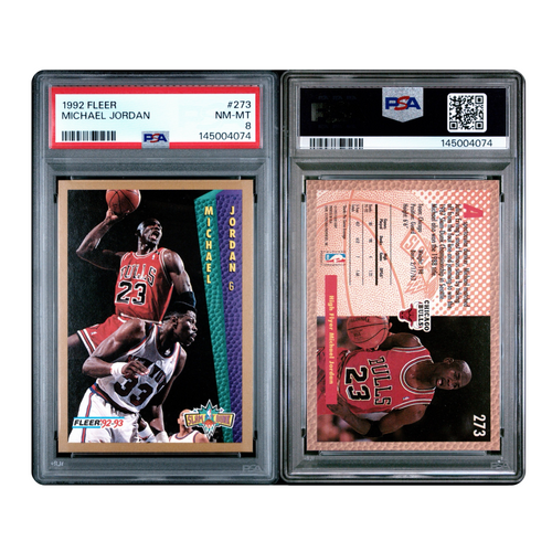 MICHAEL JORDAN 1992 FLEER #273 PSA 8